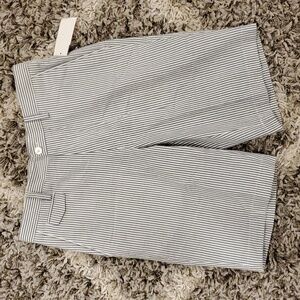 Lauren Ralph Lauren Kids Striped Shorts - Gray and White